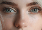 Close-up of clear eyes
